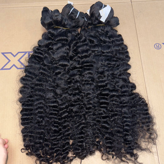 Wholesale Burmese Virgin Cuticle Aligned Cambodian Hair Extensions Natural Black Kinky Curly Hair Raw Burmese Curly Human Hair
