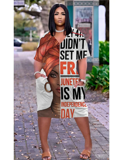 Mode native robes mi-longues femmes bohème fête robe de soirée femmes mode robe africaine femme lettre Sexy robe d'été mince