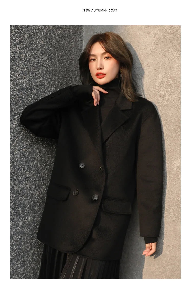 Top Selling Good Quality Ladies Korean Clothes Women's Jackets Womens Wool Coat Women