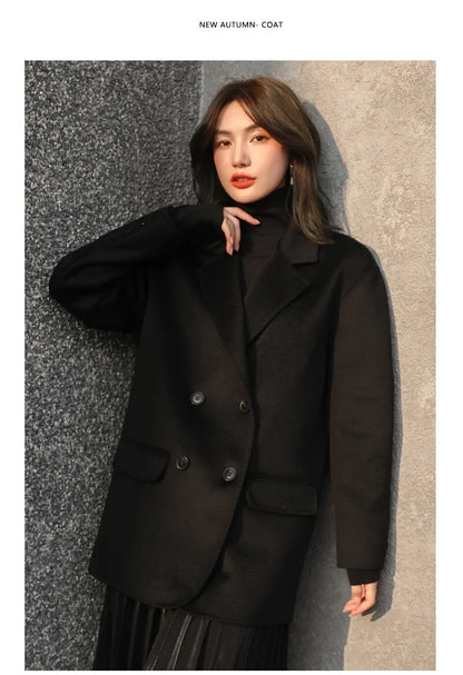 Top Selling Good Quality Ladies Korean Clothes Women's Jackets Womens Wool Coat Women