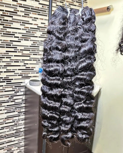 Hot Sale Factory Price Burmese Curly Hair Vendor Unprocessed Human Deep Curly Raw Burmese Curly Loose Wave