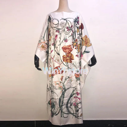 Robe maxi caftan imprimée pour femme, robe longue bohème, blogueur de mode africaine, robe d'été pour femme, robe de plage populaire, badjKaftan, recommandé