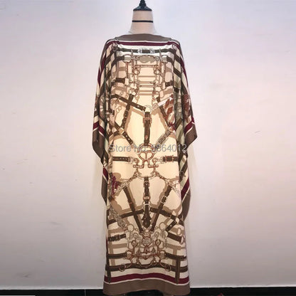Robe Africaine Dashiki Imprimée, Style Bohème, Hijab, Abaya Musulmane Élégante, Bazin, pour ix, Sexy