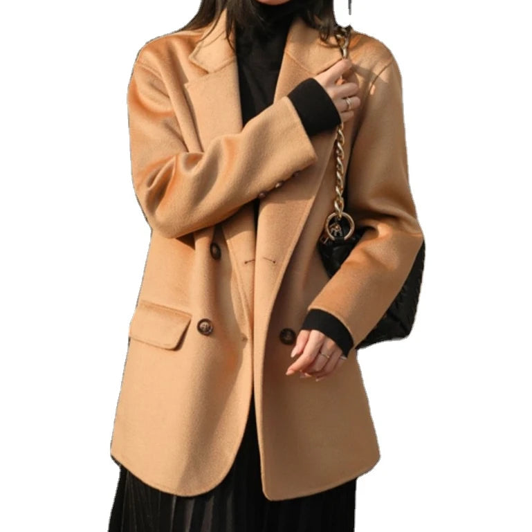 Top Selling Good Quality Ladies Korean Clothes Women's Jackets Womens Wool Coat Women
