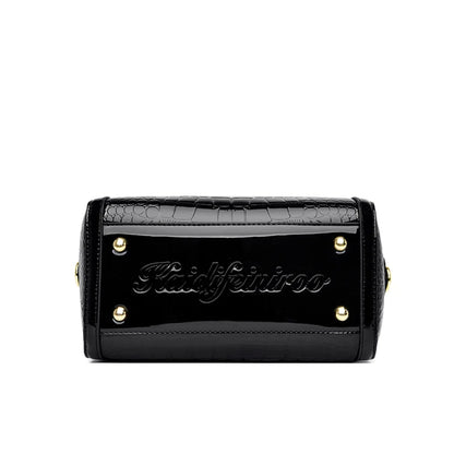 Sacs à main de luxe en cuir verni pour femmes, sac à bandoulière motif Crocodile de styliste, nouveaux sacs à main messager pour dames