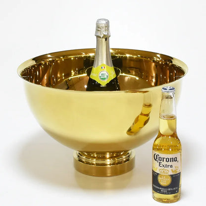 304 acier inoxydable tête de cerf oreille bol à Champagne seau à bière fût Double paroi de qualité alimentaire vin rouge bière refroidisseur seau à glace Bar