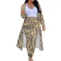 Print on Demand Swimming Cover up for Women Trendy Coat for Ladies Polynesian Traditional Casual Club Night Long Cardigan