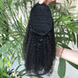 African Hot Selling Kinky Curly Human Hair Ponytail Drawstring, Cheap Hair Bands for Ponytail Extensions for Black Women
