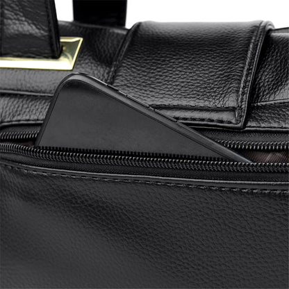 Sacs à main en cuir multicouches pour femmes, sac à poignée supérieure, sacs à main de qualité, designer de luxe féminin, grande capacité, Boston Ladies Sac A Main