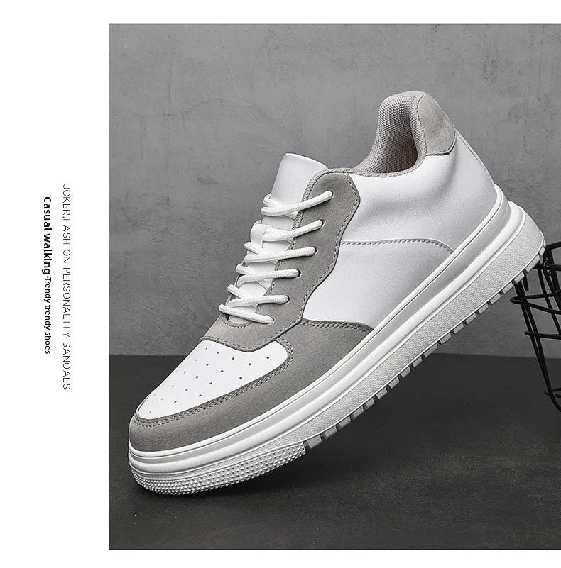 Hot Selling 6cm,8cm 10cm Height Increasing Walking Styles Leather Casual Sneakers 36-44 Height-enhancing Sports Shoes