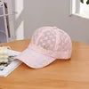 Women Lace Small Flower Baseball Caps Adjustable Hollow Lace Hat Summer Visor Cap Letter Customization