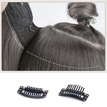 WEILAI femmes cheveux accessoires V Extension de cheveux perruques synthétiques Extension de cheveux