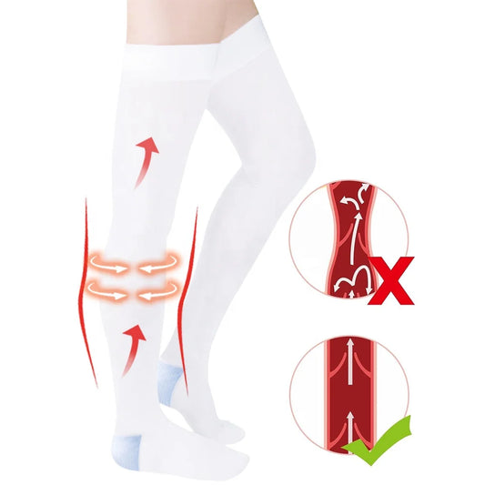 High Quality Anti-embolism Compression Stockings 13-18mmHg for Hospital Clinical  Use