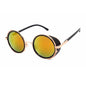 SHAUNA Vintage femmes Steampunk rétro revêtement hommes lunettes de soleil rondes marque concepteur Punk lunettes de soleil UV400