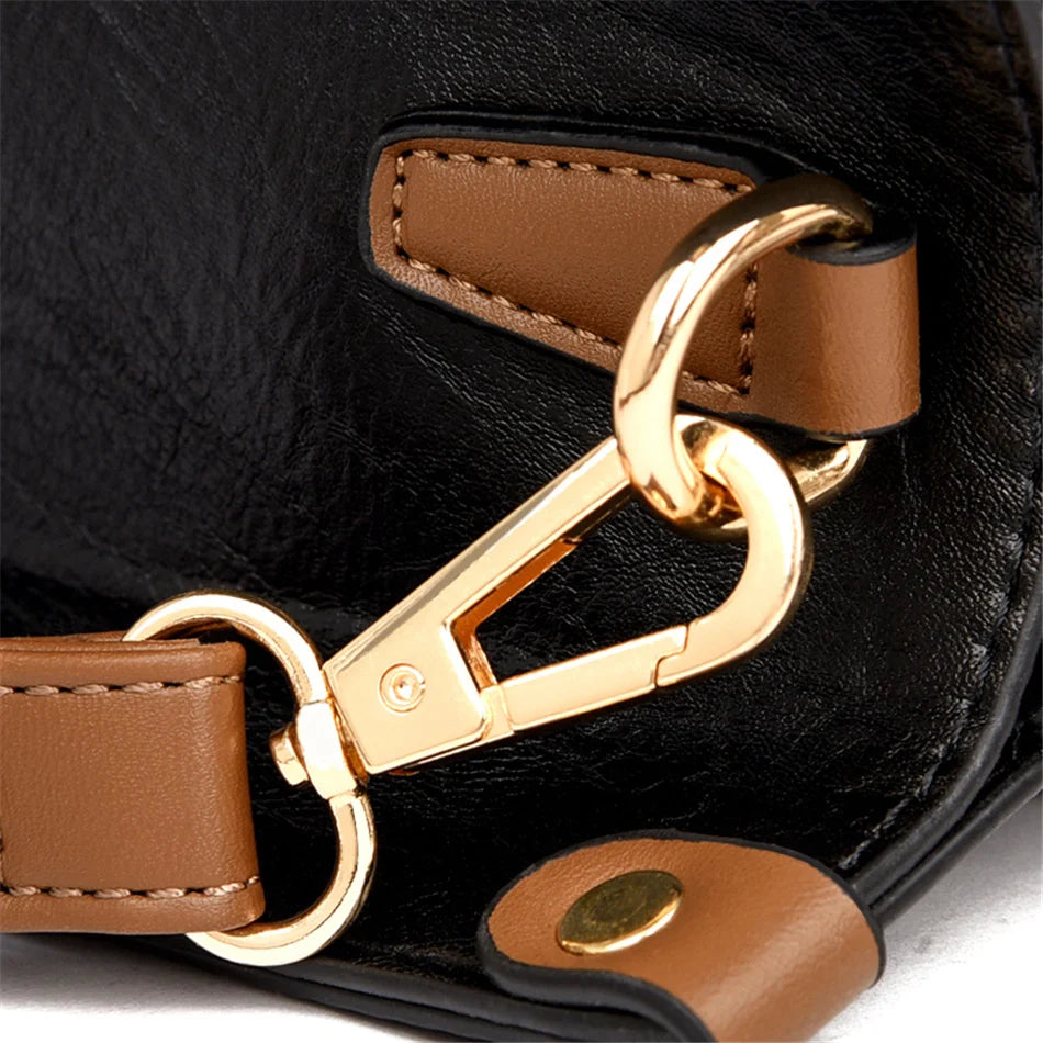 3 couches fourre-tout décontracté Vintage dames fourre-tout Sac à Main en cuir sacs à Main de luxe femmes sacs de créateurs pour femmes 2024 Sac A Main Femme