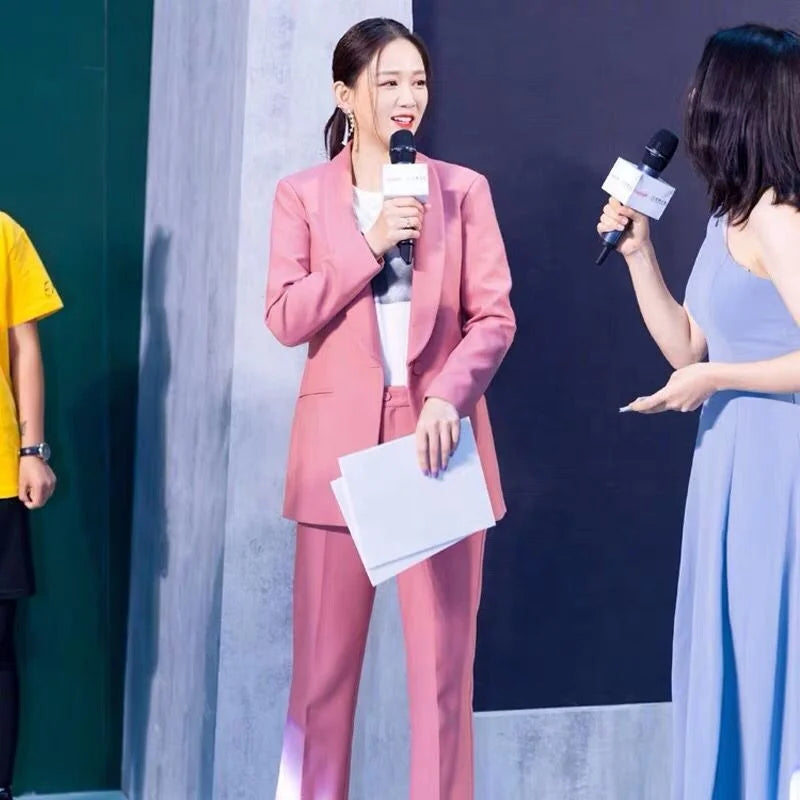 Hole Decoration and Adults Age Group Pant Suit for Women