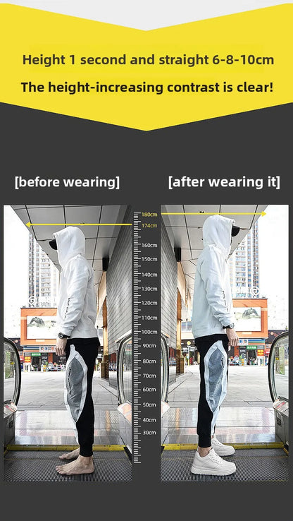 Hot Selling 6cm,8cm 10cm Height Increasing Walking Styles Leather Casual Sneakers 36-44 Height-enhancing Sports Shoes