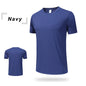 Wholesale Men's Summer Sports Casual T-Shirt 100% Training Clothing with Quick-Drying Round Neck Breathable Loose Top Plus Size