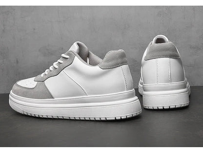 Hot Selling 6cm,8cm 10cm Height Increasing Walking Styles Leather Casual Sneakers 36-44 Height-enhancing Sports Shoes