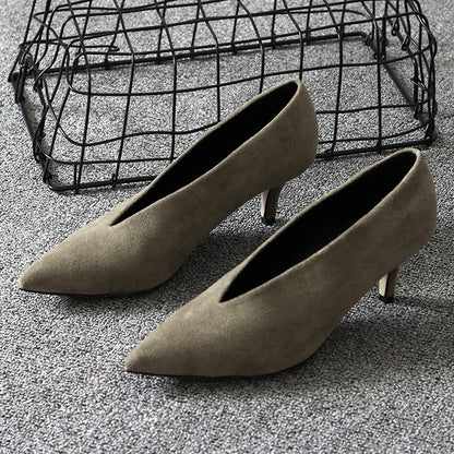 Xgravity – chaussures à bout pointu et à talon fin pour femme, souliers à la mode, style européen élégant, A264