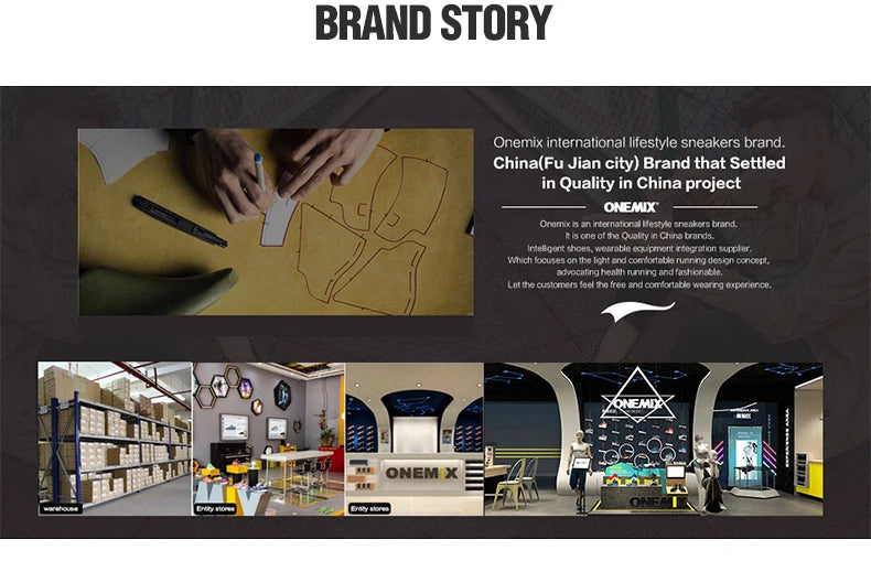 Onemix Designers originaux Style chinois chaussures de course pour hommes de luxe femmes chaussures respirant chaussures de sport mâle en plein air Sneaker