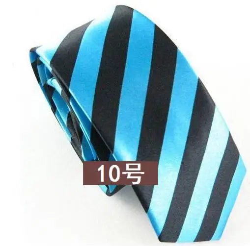 2024 fête d'anniversaire mince plus lumineux Norrow cravate hommes 5cm décontracté flèche maigre Satin cravate mode jeune homme accessoires Gravata