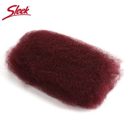 Extensions de cheveux humains afro crépus élégants en vrac noir naturel/marron/gris-léger pour tresser, coiffer et usage quotidien