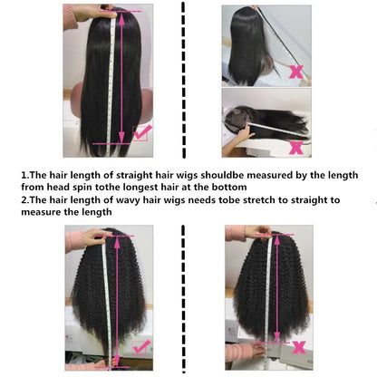 Hairugo-Perruque de Cheveux Humains Bouclés Coupe Pixie à Reflets, Sans Colle, avec Frange Entièrement Fabriquée à la Machine