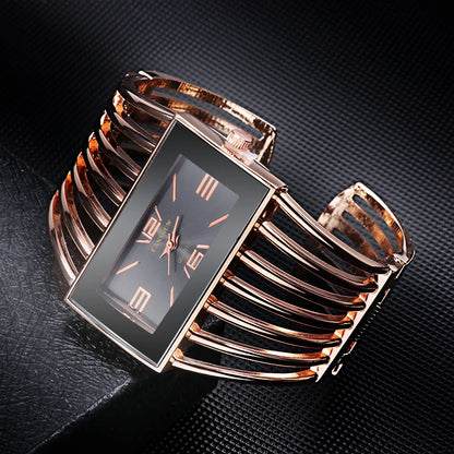 CANSNOW femmes montre de luxe mode or Rose Bracelet montre femmes robe horloge femme dame Saati filles montre-Bracelet Relojes