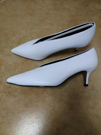 Xgravity – chaussures à bout pointu et à talon fin pour femme, souliers à la mode, style européen élégant, A264