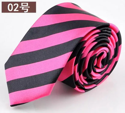 2024 fête d'anniversaire mince plus lumineux Norrow cravate hommes 5cm décontracté flèche maigre Satin cravate mode jeune homme accessoires Gravata