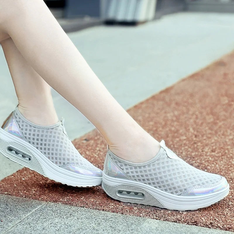 Summer Women Shoes Lightweight Breathable Mesh Casual Shoes Women Sneakers Walking Shoes Woman