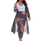 Print on Demand Swimming Cover up for Women Trendy Coat for Ladies Polynesian Traditional Casual Club Night Long Cardigan