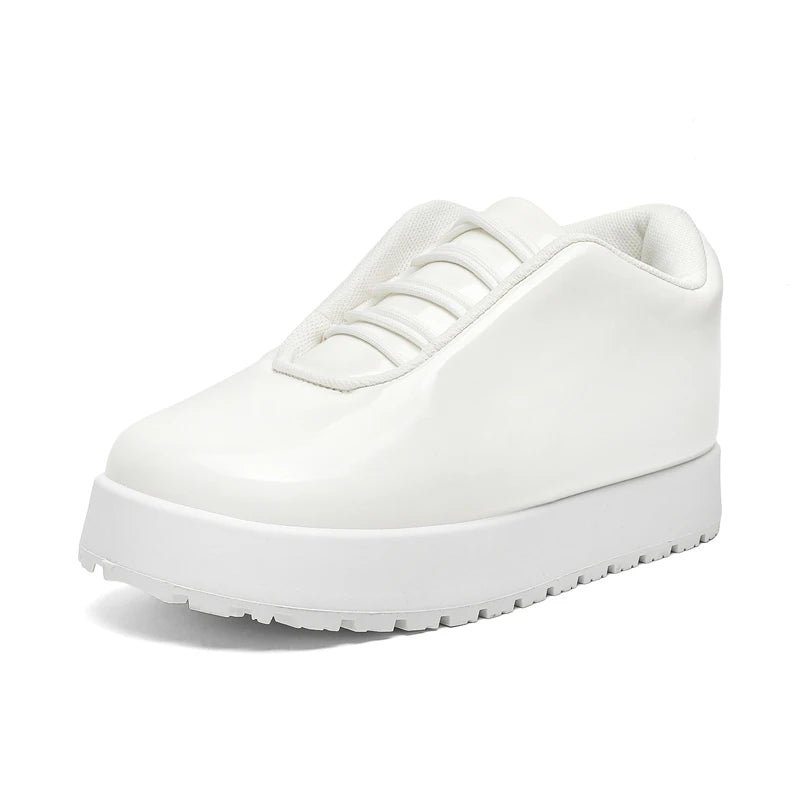 Designer Niche Men's Casual Platform Sneakers Original Fashionable Streetwear with Thick Sole Thick Sole Chunky Skateboard Shoes