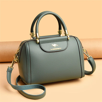 Granded marque en cuir de vachette Sac à main sac à main femmes décontracté bandoulière sacs à bandoulière de luxe dames fourre-tout Boston Sac 2024