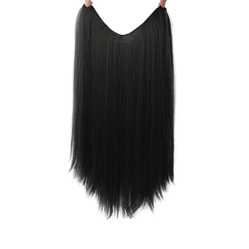 WEILAI femmes cheveux accessoires V Extension de cheveux perruques synthétiques Extension de cheveux