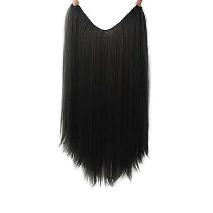 WEILAI femmes cheveux accessoires V Extension de cheveux perruques synthétiques Extension de cheveux