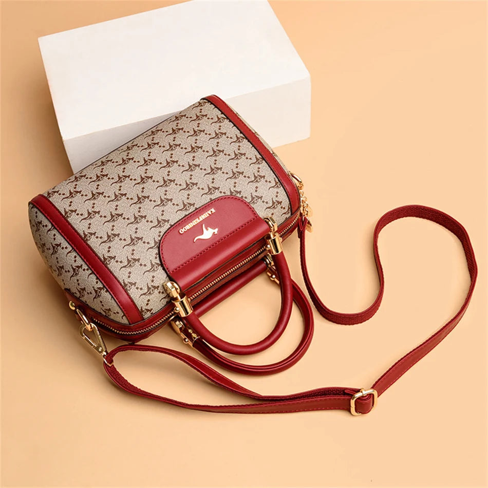 Sacs à main en cuir à poignée supérieure pour femmes, sacs à main de créateurs de luxe, mode initiée, Messenger, Croosbody, fourre-tout Boston, haute qualité