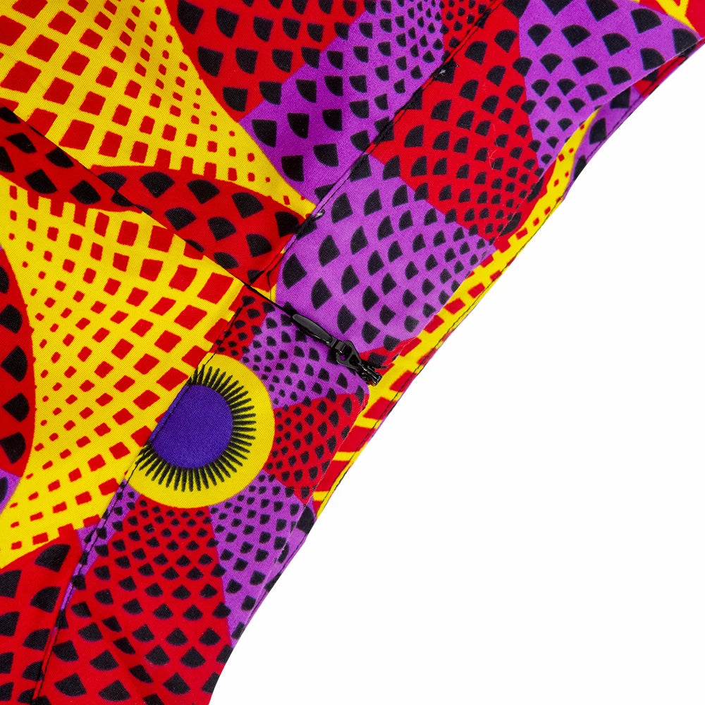 Hot Sale Latest Style Traditional Stylish Ankara Printed Long Skirt for Women