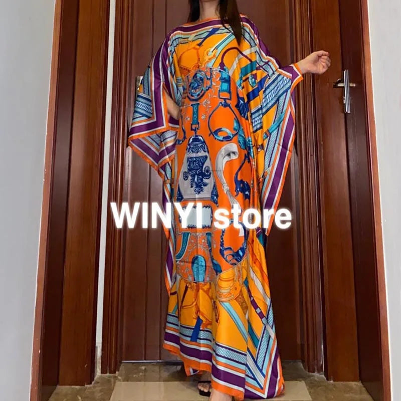 Robe Africaine Dashiki Imprimée, Style Bohème, Hijab, Abaya Musulmane Élégante, Bazin, pour ix, Sexy