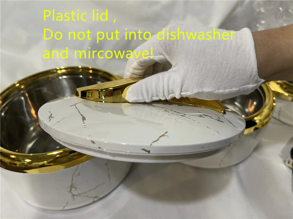 Ensemble de chauffe-plats à isolation thermique, boîte à lunch, événement du Ramadan, mariage, fête de famille, pot chaud, 1.5 L, 2/2 L, 3 pièces