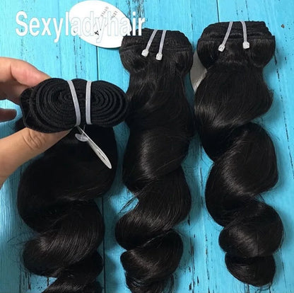 Unprocessed 100% Human Bulk Hair Extension Raw Cambodian Clip Ins Hair Extensions