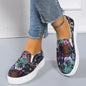 Wholesale Summer Sneakers Shoes Without Lace-up Ladies Convenient Canvas Shoes Casual