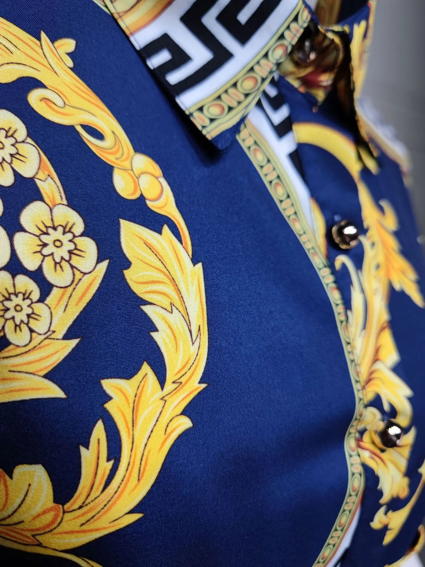 Hot Selling Printed Polyester Shirt Dress European American Middle East  Independent Station Turkish Abaya Muslim Women Dress