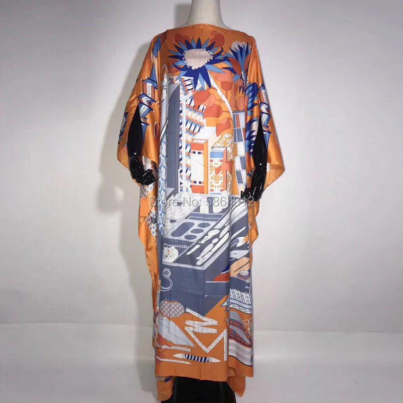 Robe Africaine Dashiki Imprimée, Style Bohème, Hijab, Abaya Musulmane Élégante, Bazin, pour ix, Sexy