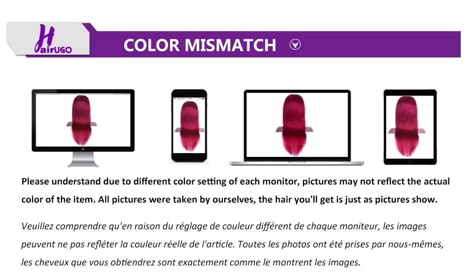 Hairugo-Perruque de Cheveux Humains Bouclés Coupe Pixie à Reflets, Sans Colle, avec Frange Entièrement Fabriquée à la Machine