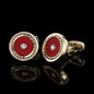 Boutons de manchette en laiton plaqué or 18 carats pour hommes, de luxe, de haute qualité, style classique, à la mode, chemise française, cadeau pour hommes, nouvelle collection été