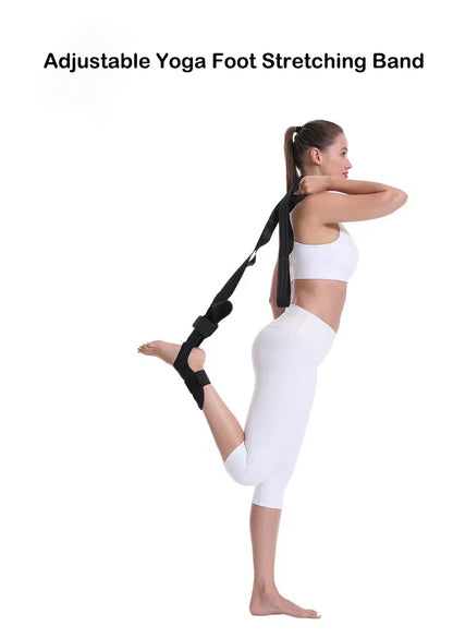 Fitness Foot & Calf Stretching Strap for Physical Therapy Yoga Foot Stretch Straps With Loops for Recovery