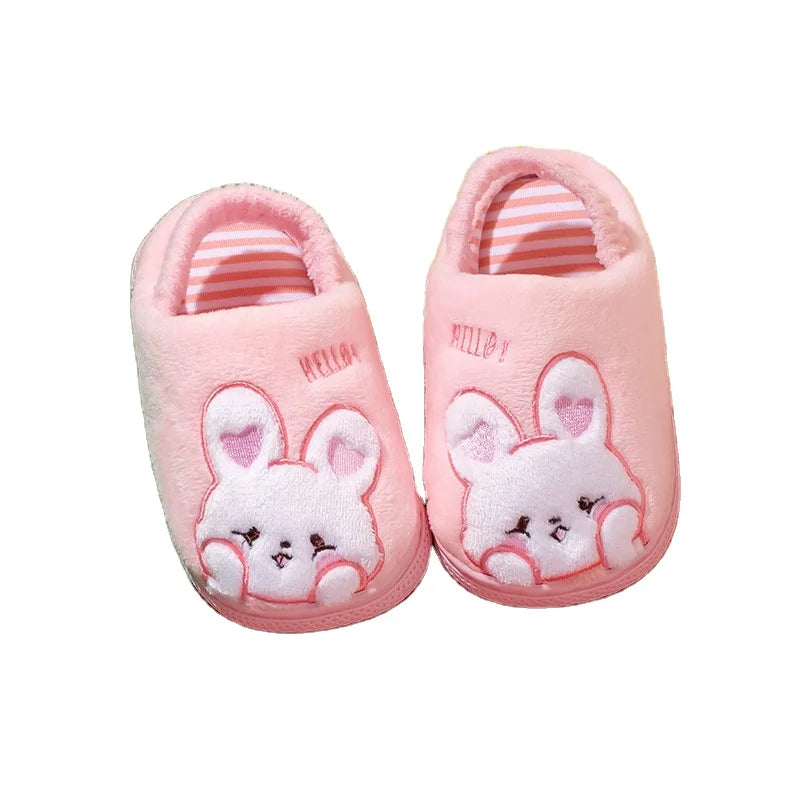Winter Cartoon Children Shoes Warm Comfortable Children's Shoes Cute Soft Bottom Non-slip Kids Shoes Indoor Cheap Fashion