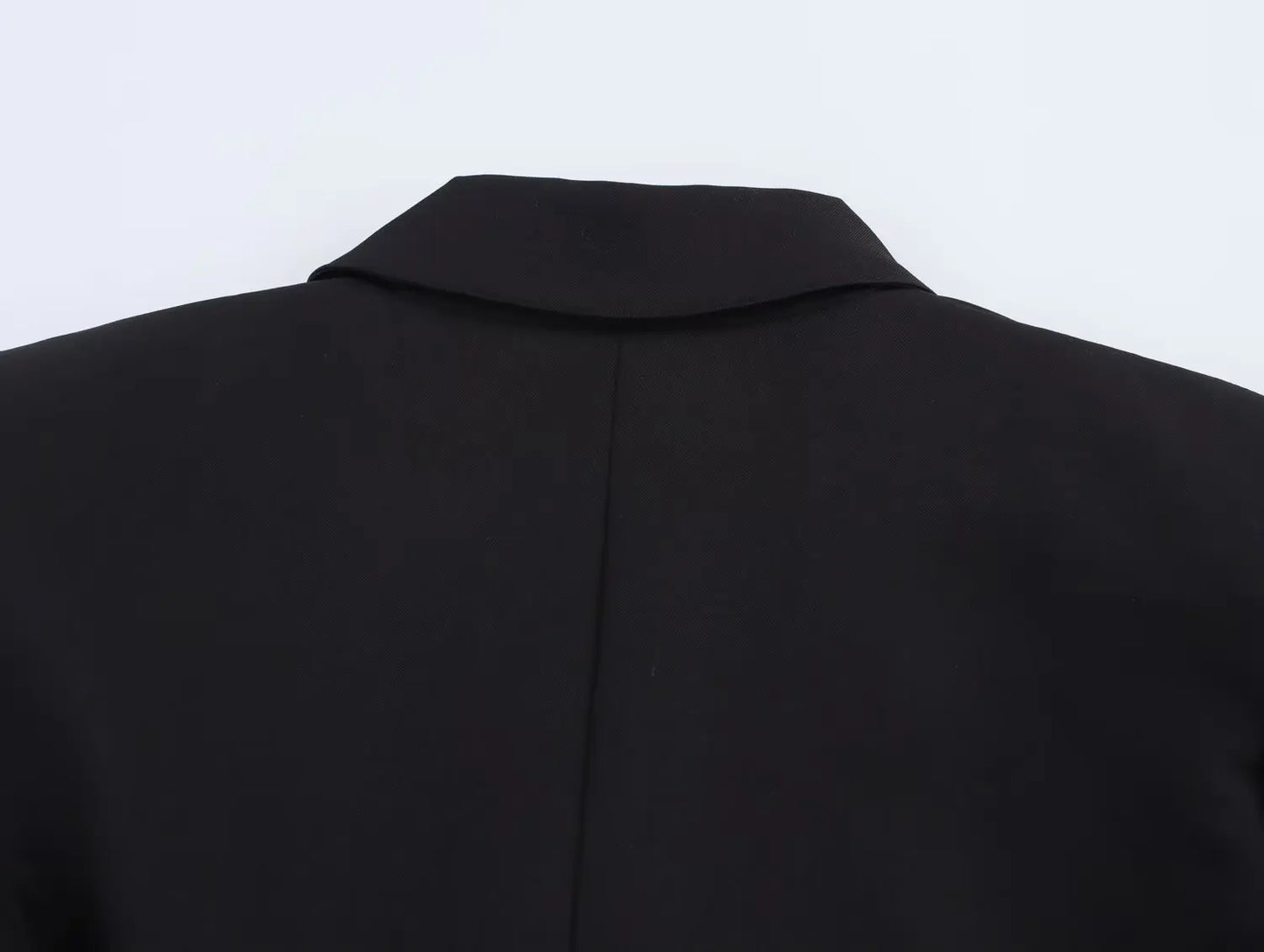 Women 2025 Spring New Chic Fashion Double-Break Dress Blazer Coat Vintage Long Sleeve Casual Female Outerwear